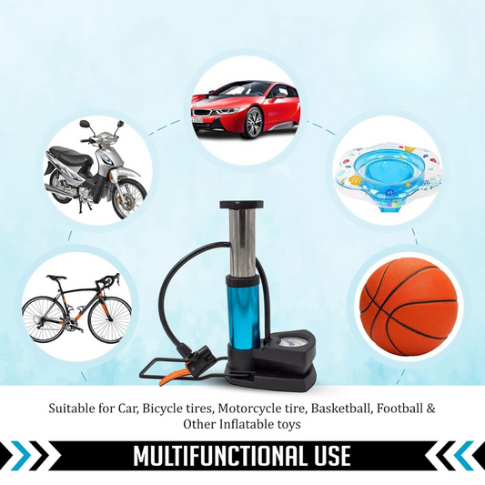 Foot Air Pump with Gauge