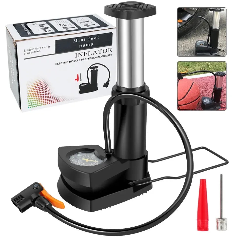 Foot Air Pump with Gauge