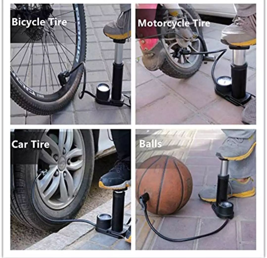 Foot Air Pump with Gauge